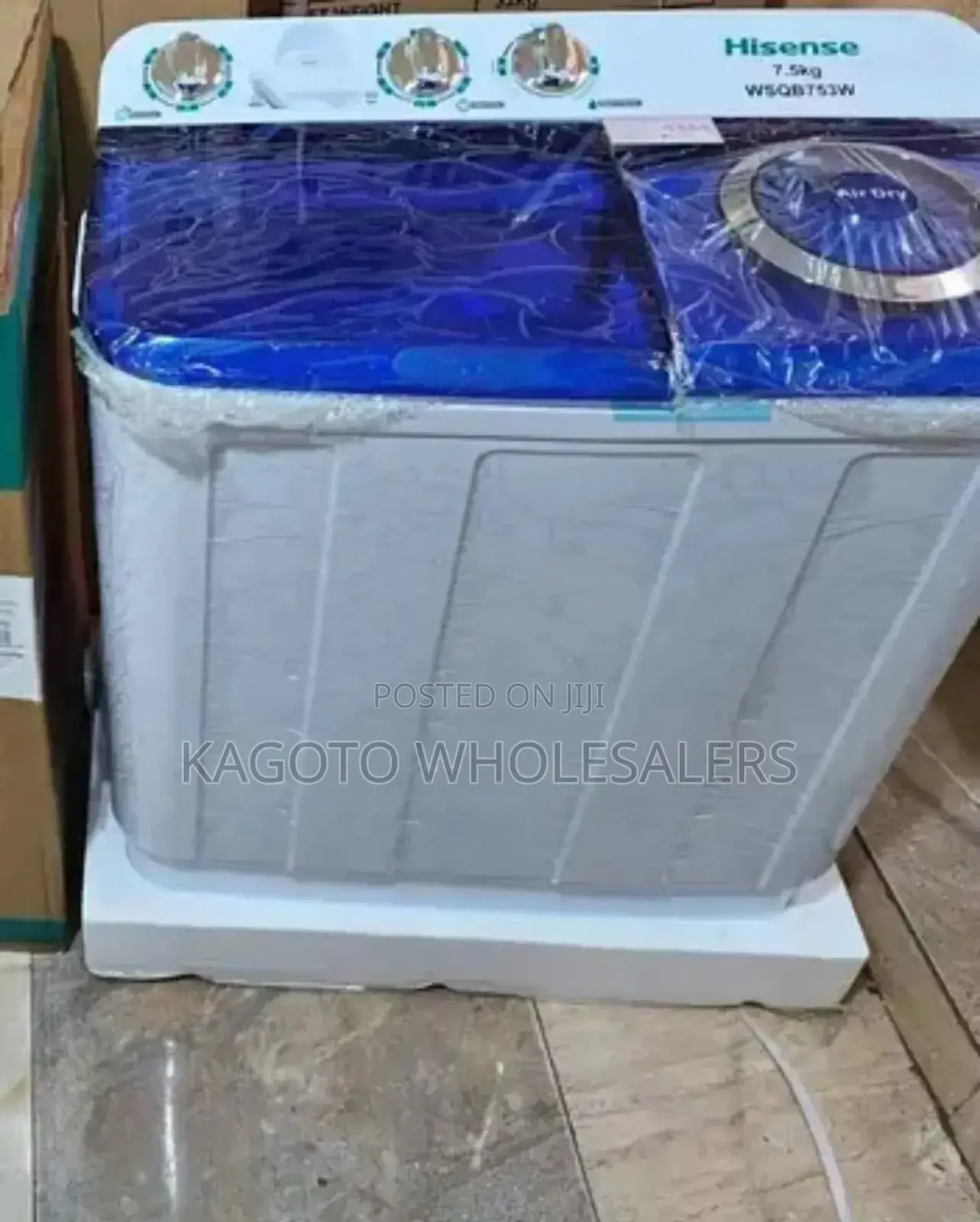 Hisense 7kgs Semi Automatic Twin Tub Washing Machine HSM/7kg