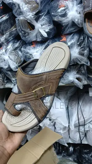 Quality Men Leather Open Shoes, Sandals