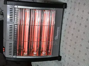 Ramtons Rm/469 Electric Bar Quartz Heater, Black Silver