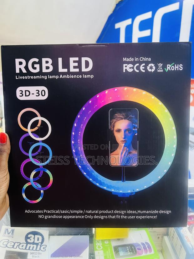 12” RGB Led Ring Light. - main view