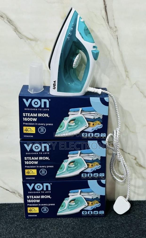 Von Vis161csg Steam Iron, 1600w – Green