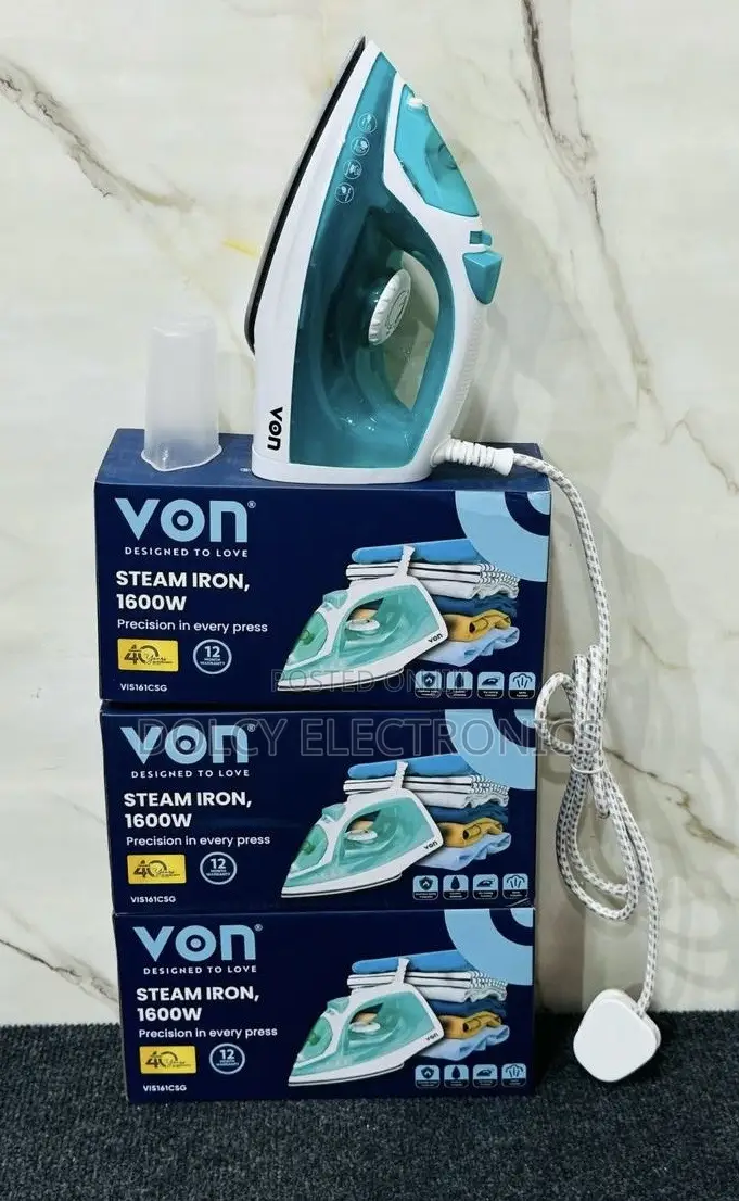 Von Vis161csg Steam Iron, 1600w – Green