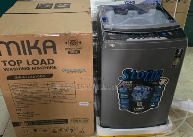 Mika 10kg Fully Automatic Top Load Washing Machine