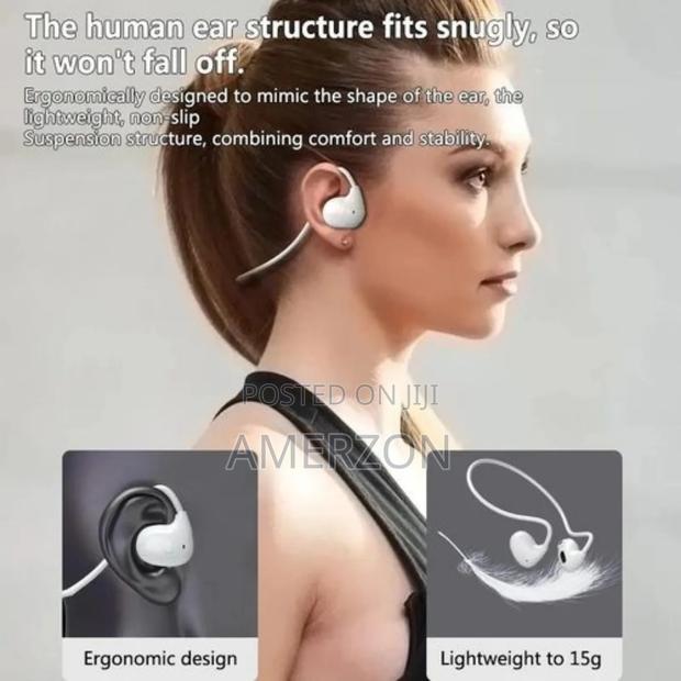 Open Ear Bluetooth Bone Conduction Jogging Earphones - thumbnail 2