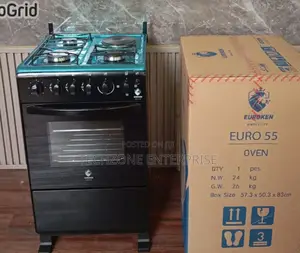 Euroken 3gas + 1e 50 by 55cm Cooker Electric Grill Oven