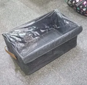 Clothes Storage Box Organizer With Dust Proof Cover Foldable