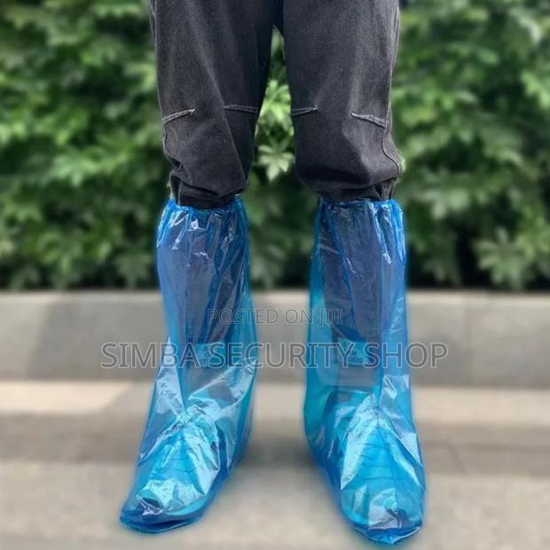 Waterproof Shoe Covers Nylon Anti Slip Rain Mud Dust Coat - thumbnail 3