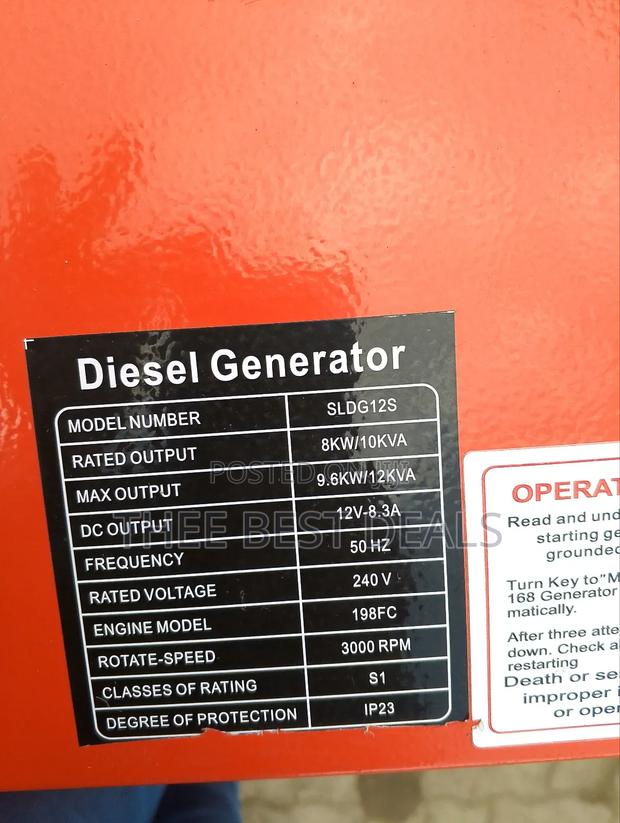Silent Diesel Generator (Sldg12s) - thumbnail 2