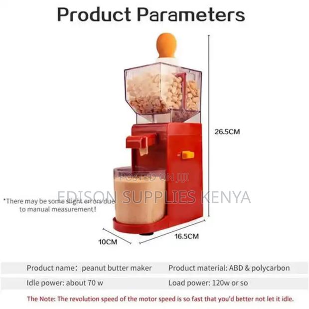 Peanut Butter Machine Also for Cashews, Macadamia, Hazel Nut - thumbnail 4