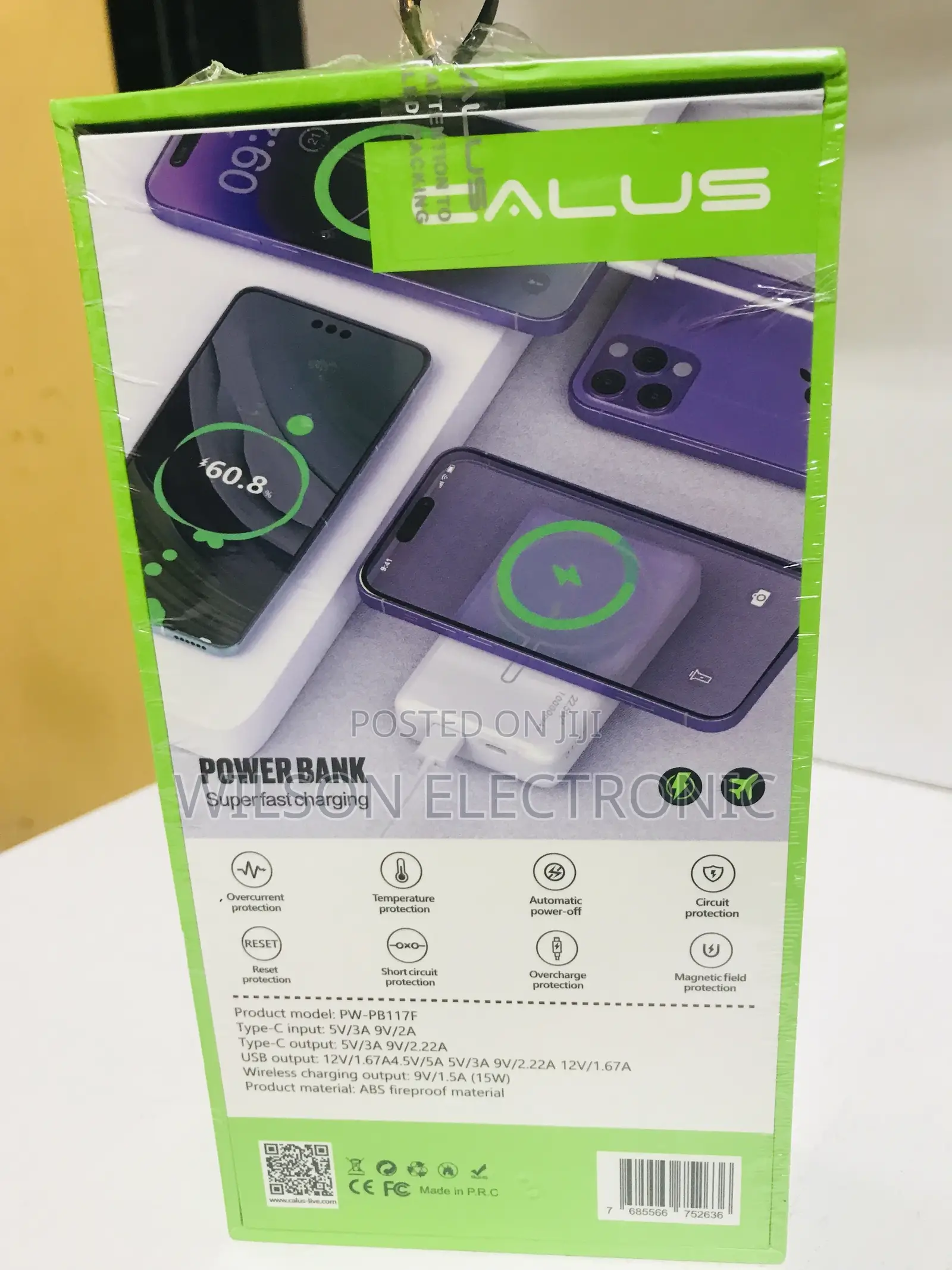 Calus Wireless Power Bank