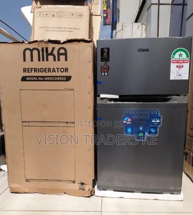 Mika 87ltrs Mini Double Door Refrigerator