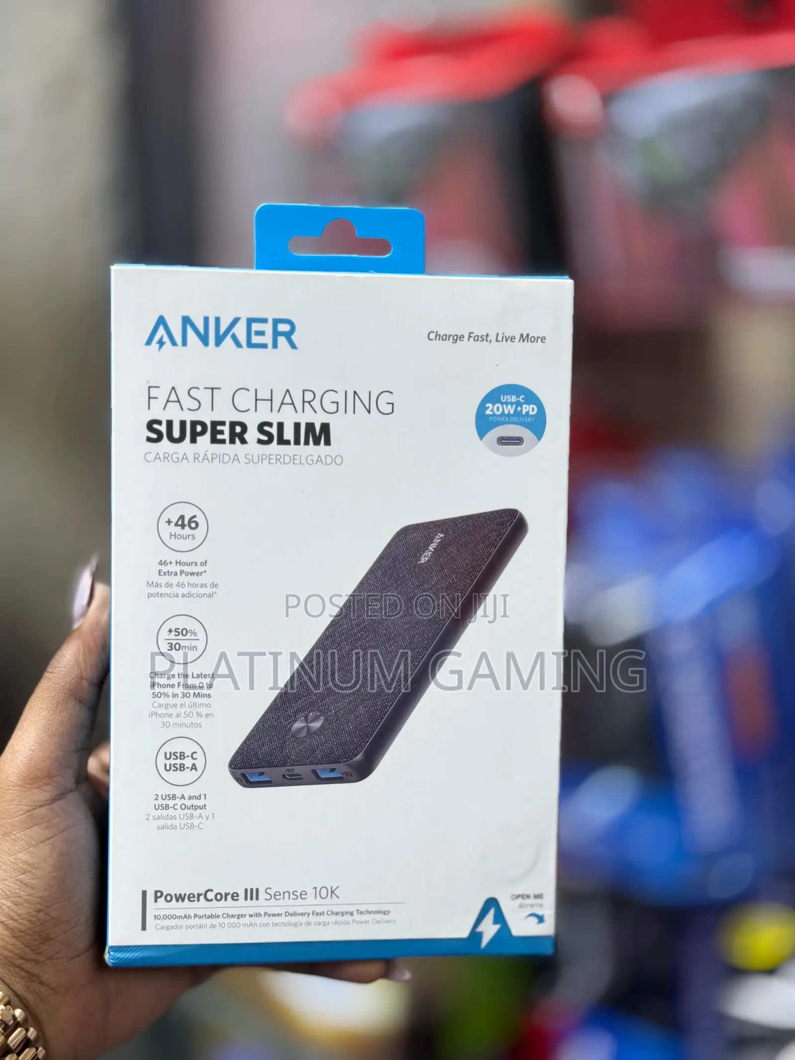 Anker Powercore Iii Sense 10k 10,000mah Power Bank
