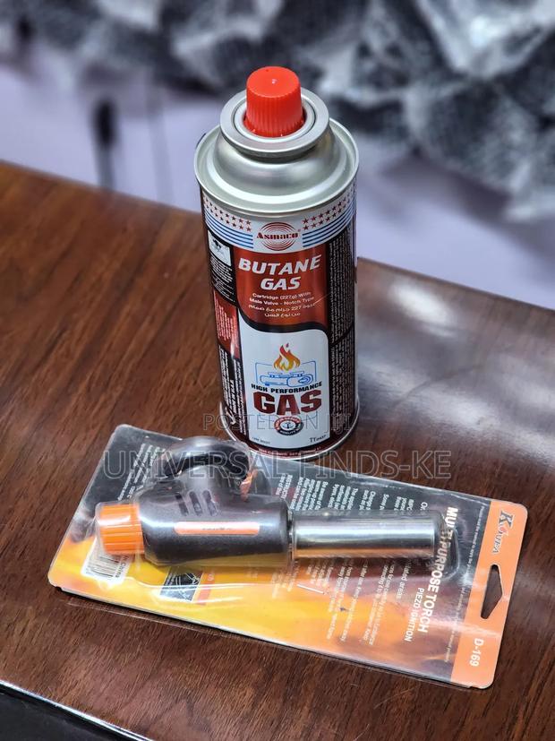 Multi-Purpose Butane Flame Torch + Butane Gas - thumbnail 2