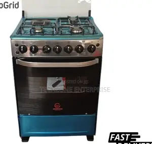 Eurochef 50×55cm 3~Gas+1~Electric Cooker Electric Oven,
