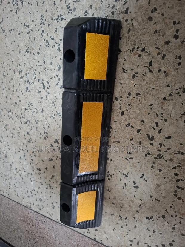 Reflective Parking Car Wheel Stopper - main view