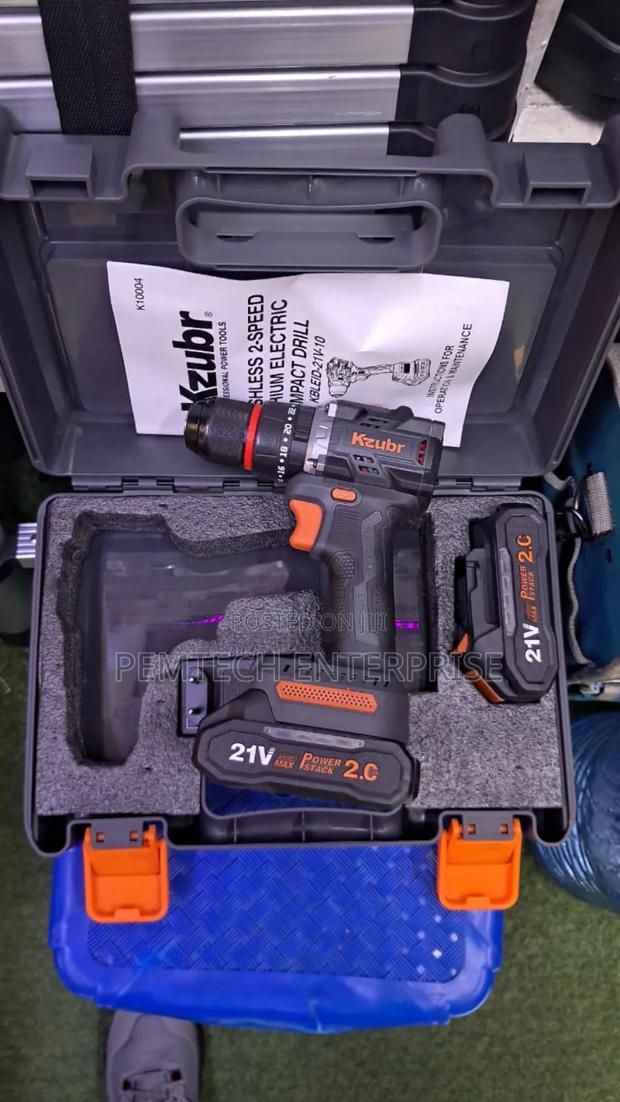 Kzubr 21v Brushless 2 Speed Cordless Drill. - thumbnail 3