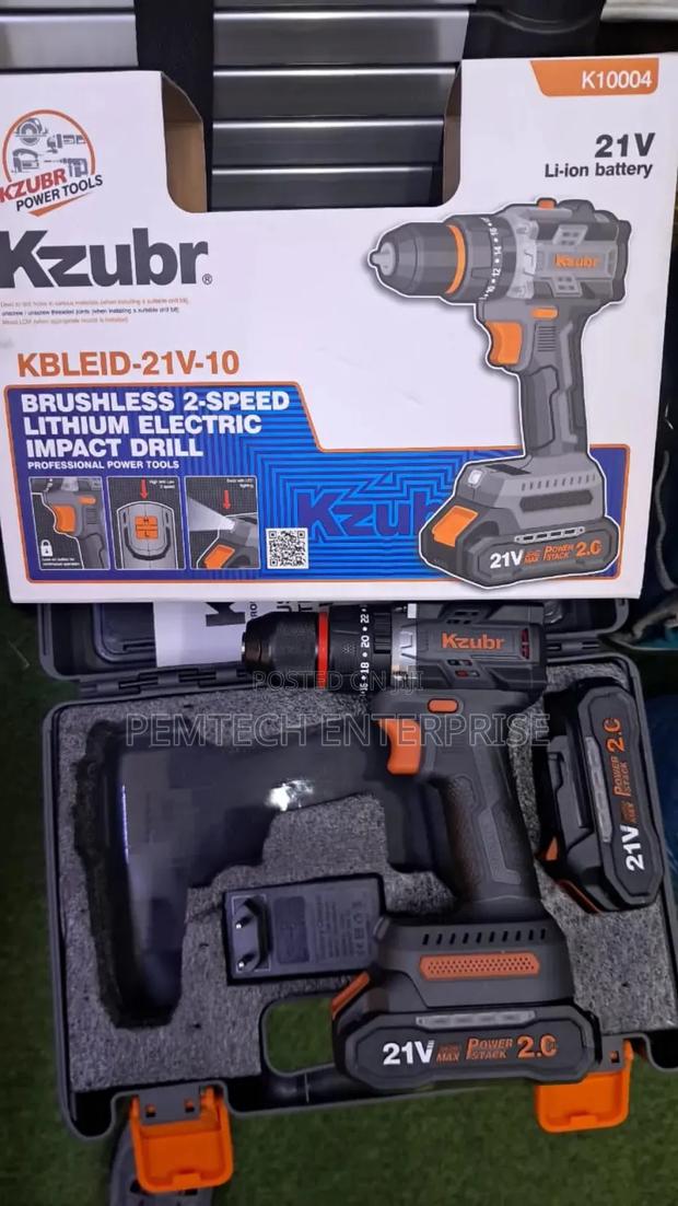 Kzubr 21v Brushless 2 Speed Cordless Drill. - thumbnail 2