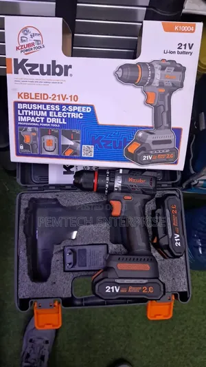 Kzubr 21v Brushless 2 Speed Cordless Drill.