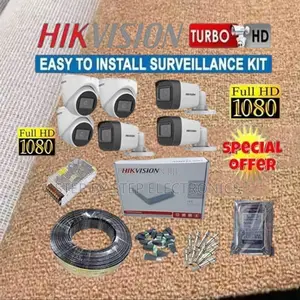 Instant Alerts Hikvision 6 1080p CCTV Cameras Full Package