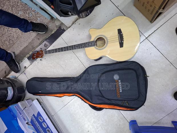 4 String Acoustic Bass Guitar Plus Bag - main view