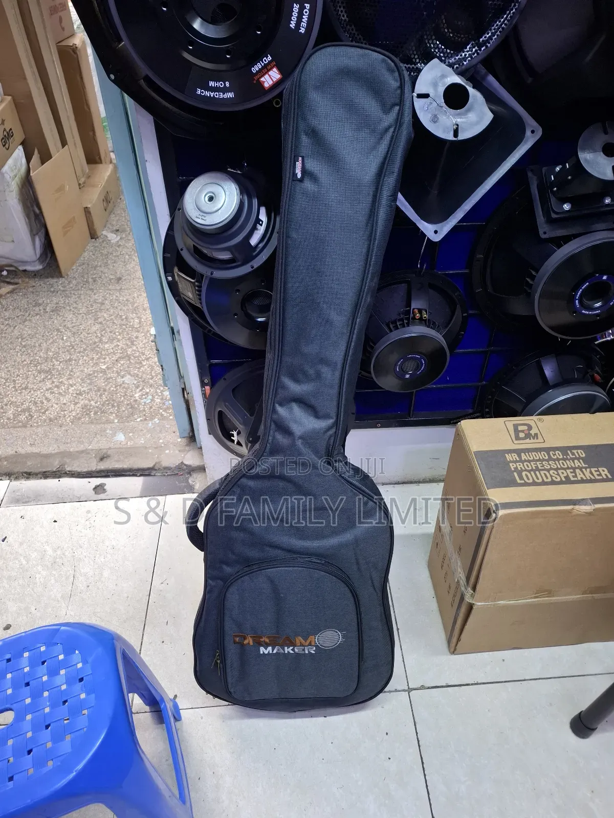 4 String Acoustic Bass Guitar Plus Bag