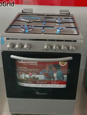 Ramtons Rc/610 60×60 3 Gas+1 Electric Cooker - Silver