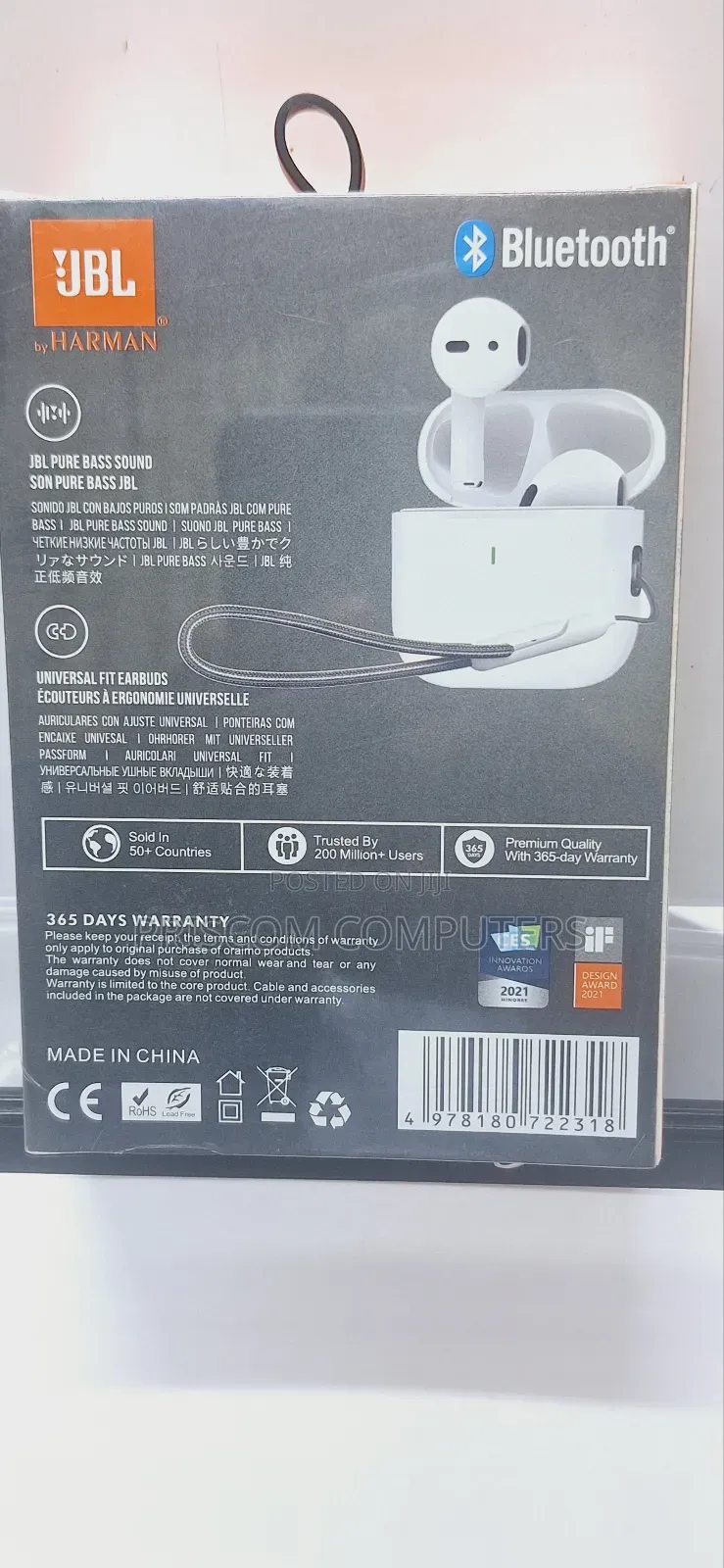 JBL Tune F12 TWS Wireless Earbuds, JBL Earbuds Bluetooth