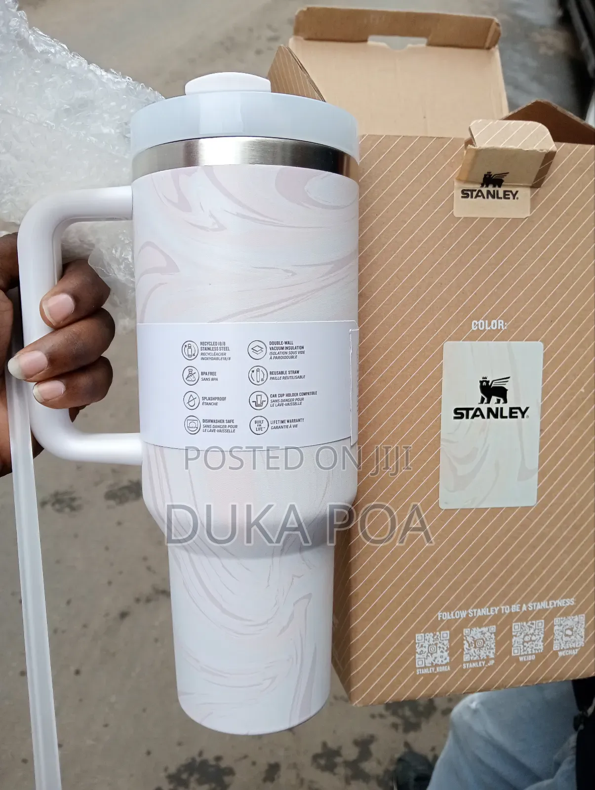 Original Stanley Cup Marble Flowstate Tumbler