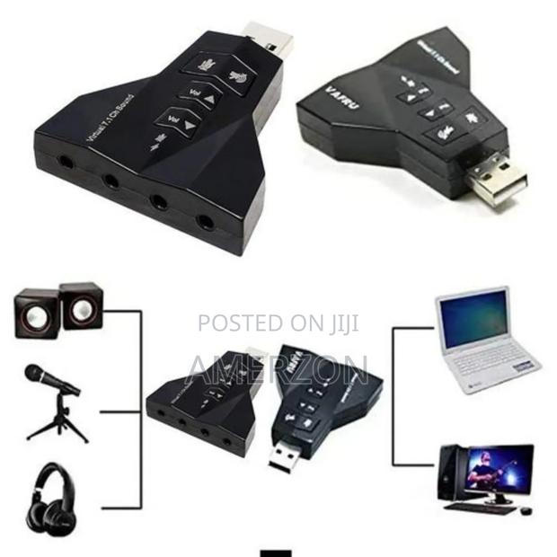Usb to 3.5mm External Sound Card Adapter - thumbnail 2