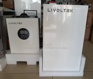 Livotek 5.12kwh Lithium Battery With 6.2kva Hybrid Inverter