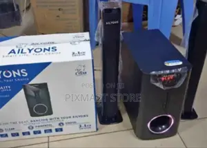 Ailyons Sb502k 2.1ch Subwoofer Soundbar –Bt, Remote Control