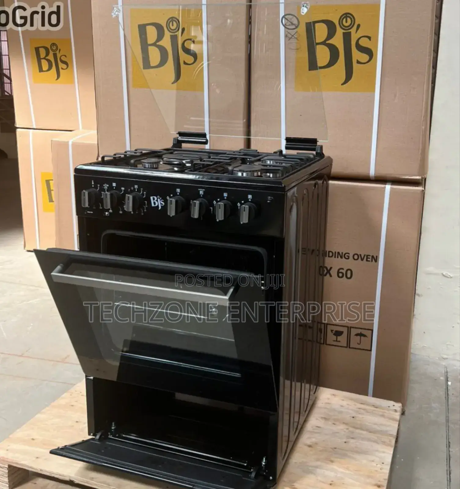 Bj`S Elegance 60×60cm 3-Gas 1-E Cooker Electric Oven 