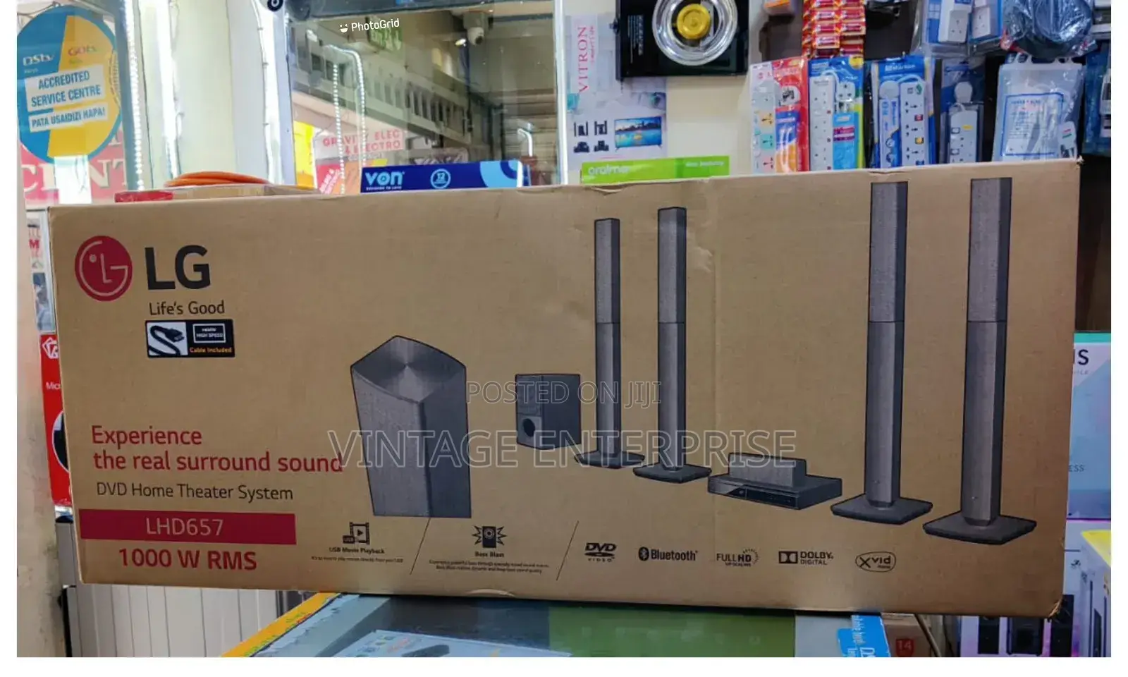 *Lg Home Theater System 1000w Lhd657