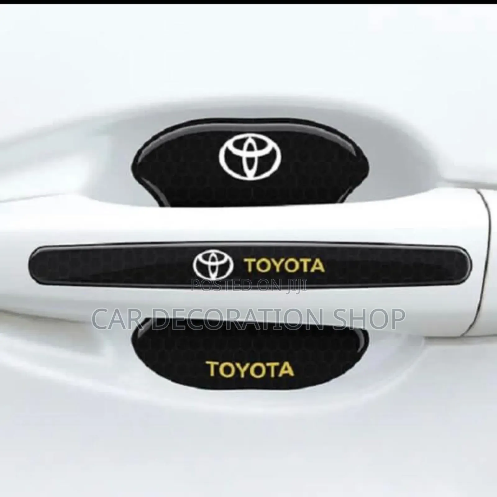 Toyota Car Handles Fittedwit Universal Black Handle Stickers