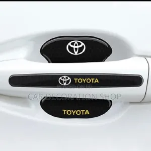 Toyota Car Handles Fittedwit Universal Black Handle Stickers