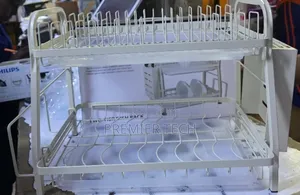 2 Tire Dishrack White