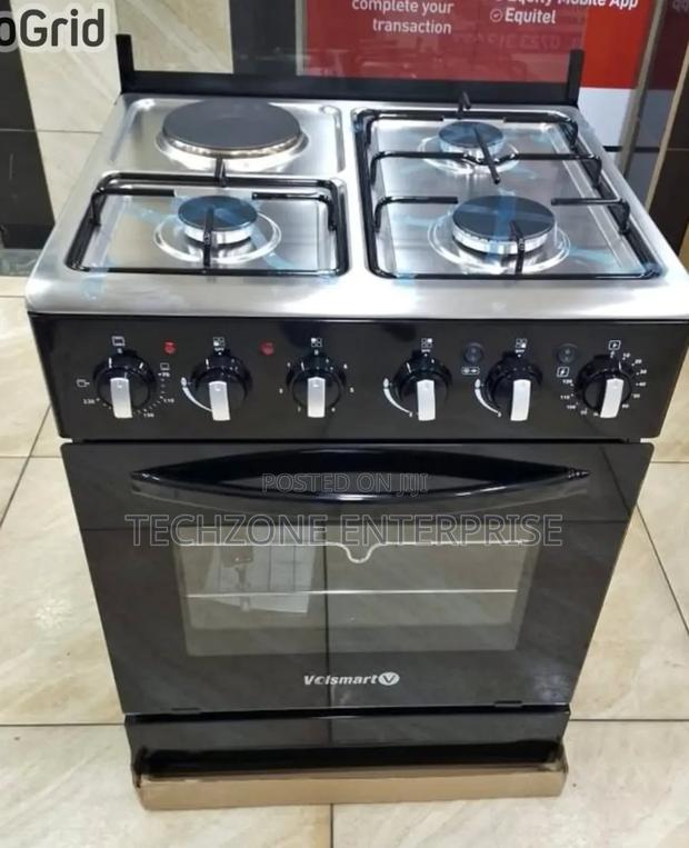 Volsmart 60x60cm 3 Gas+1 Electric Gas Standing Cooker