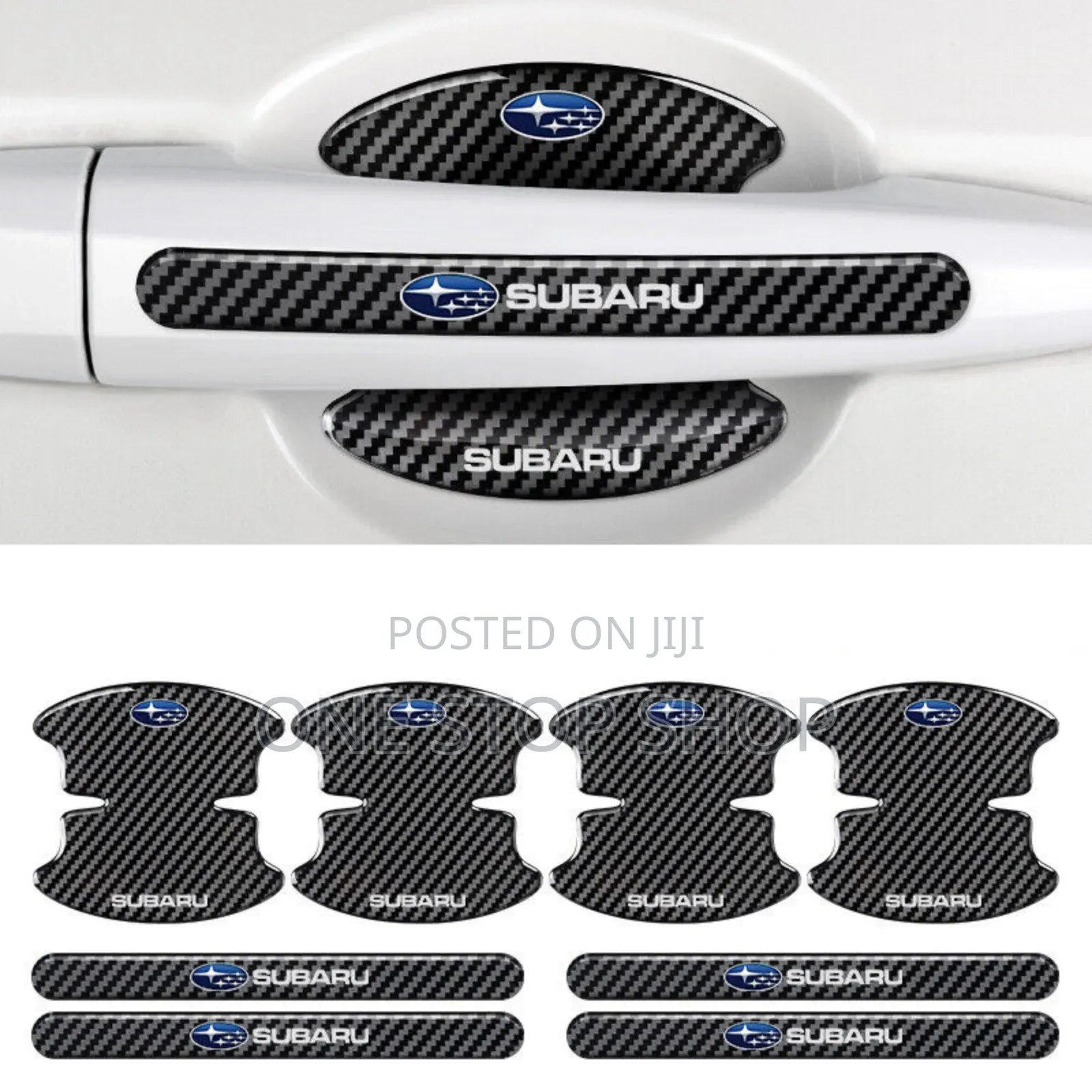 4x Handle 4x Bowl Subaru Branded Scratch Protector Stickers