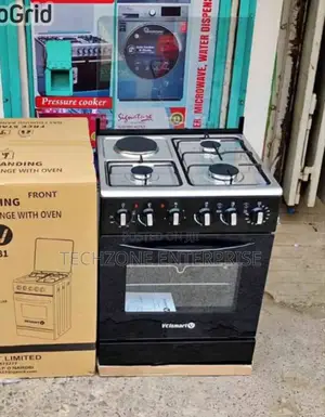 Volsmart 60x60cm 3~Gas+1~Electric Free Standing Cookers