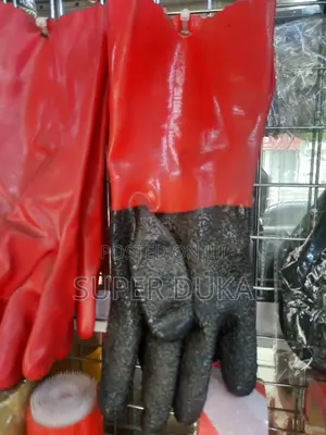 Gloves -Heavy Duty Rough Finnish/Coated PVC Gloves