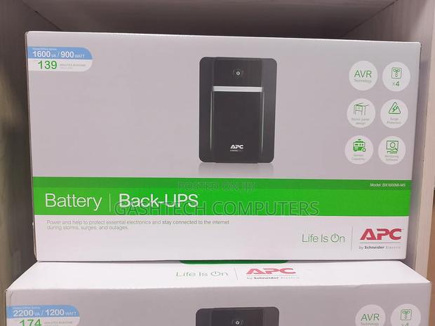 Apc Back-Ups 1600va Tower, 230v, 4 Outlets, Avr. Apc 1.6va