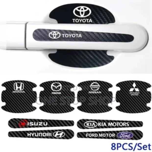 8pcs Door Bowl Handle Door Stickers for Honda,Subaru,Mazda