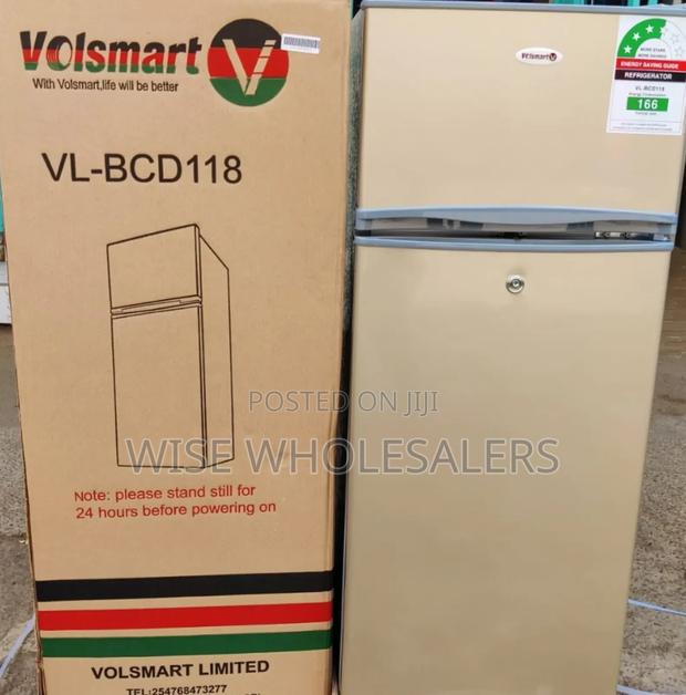 *Volsmart  Double Door Fridge 118litres