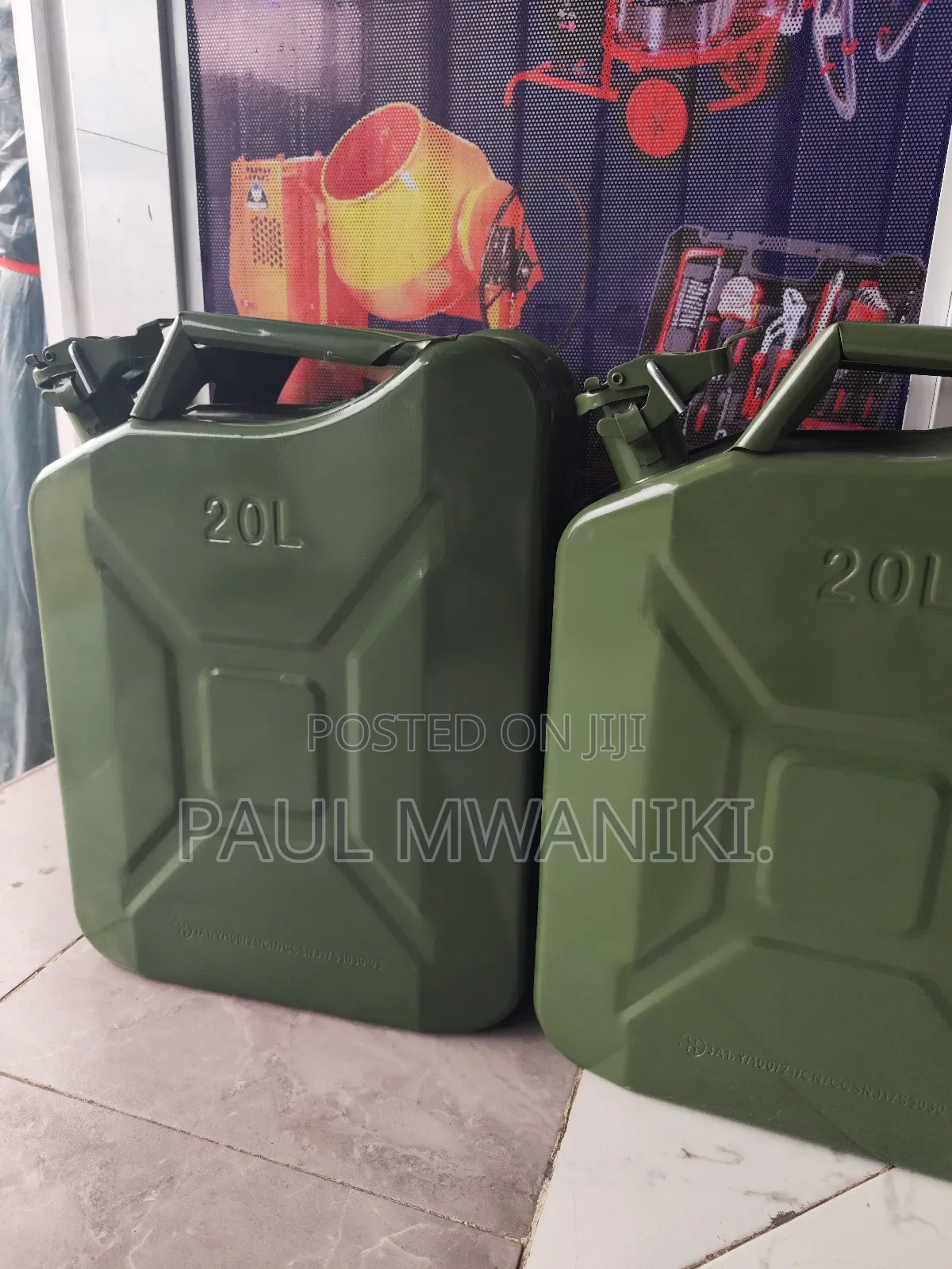 20l Metallic Fuel Can Available