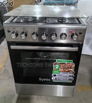 Syinix 60*60cm 3g+1e Standing Cooker With Electric Oven