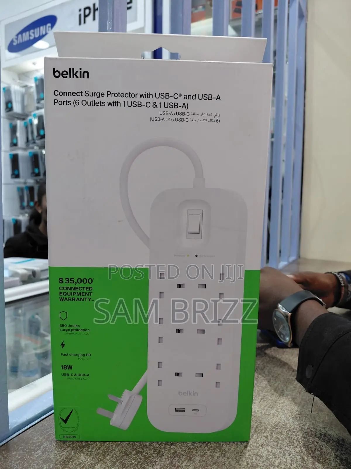 Belkin Connect Surge Protector With Usb-C and Usb-A