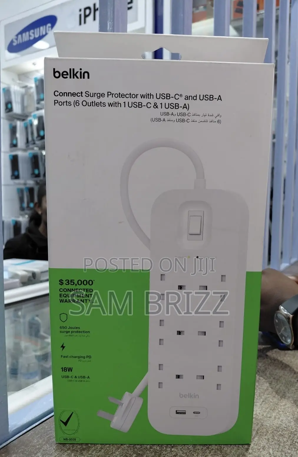Belkin Connect Surge Protector With Usb-C and Usb-A