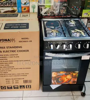 Sayona Cooker 3g+1e Electric Oven 50*50cm Auto Ignition