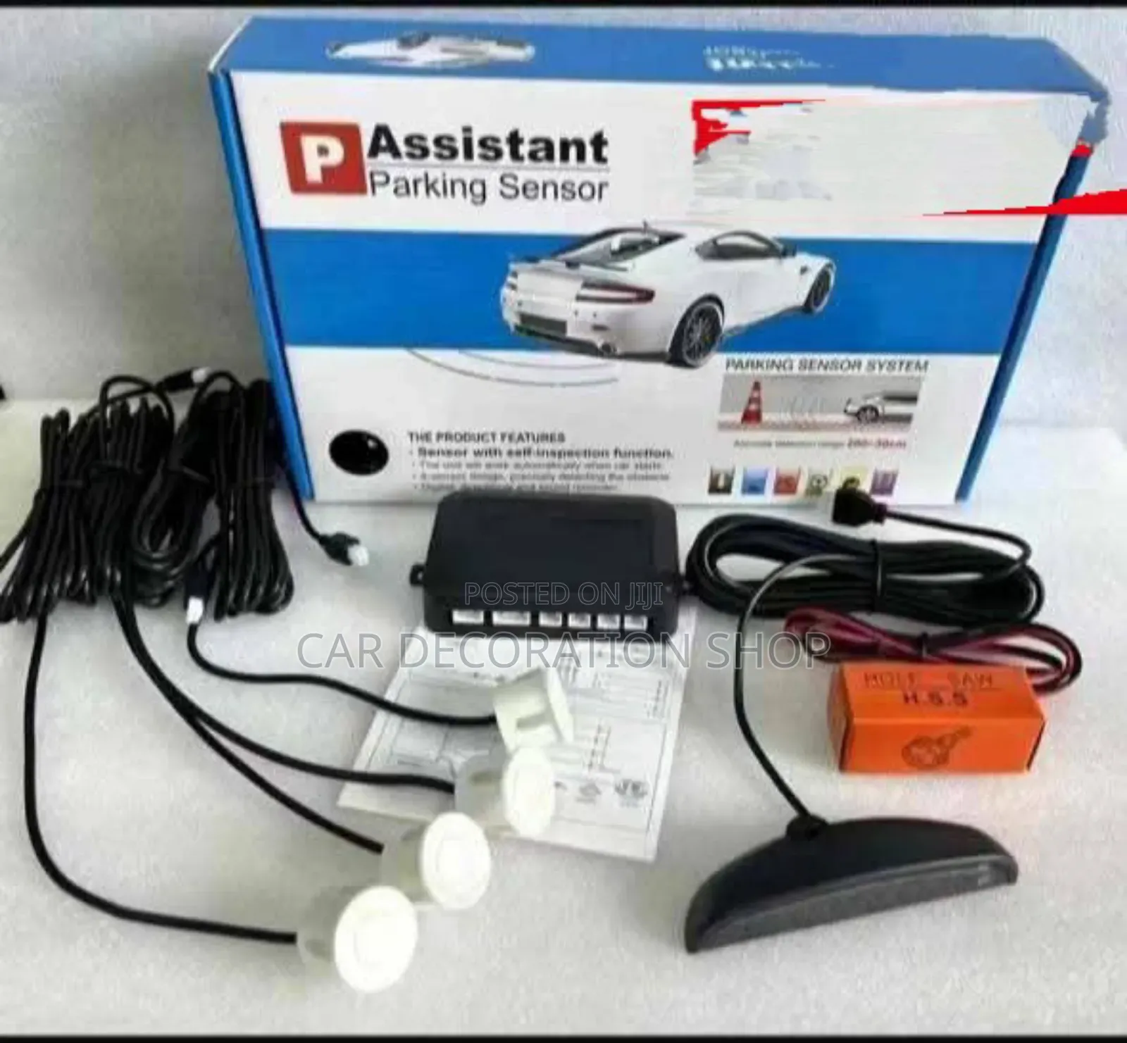 4x White Parking Sensors Universal Fit for Rear Bumperz