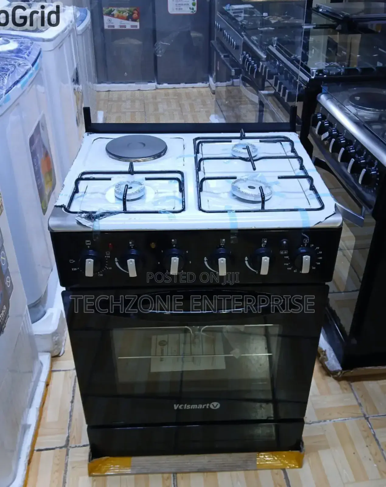 Volsmart 60*60 3 Gas + 1 E Standing Cooker Rotisserie